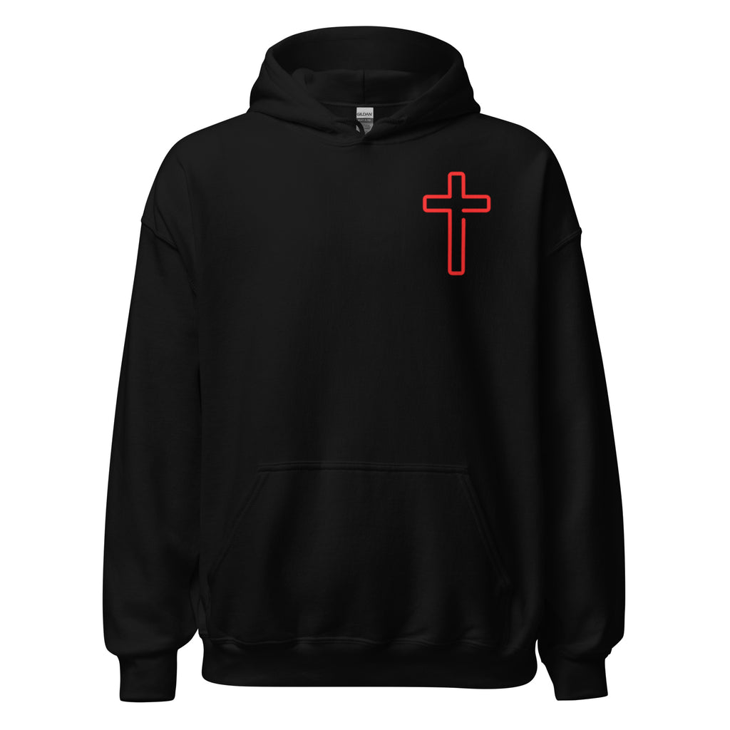 Unisex Hoodie Black/Red Faith Over Fear