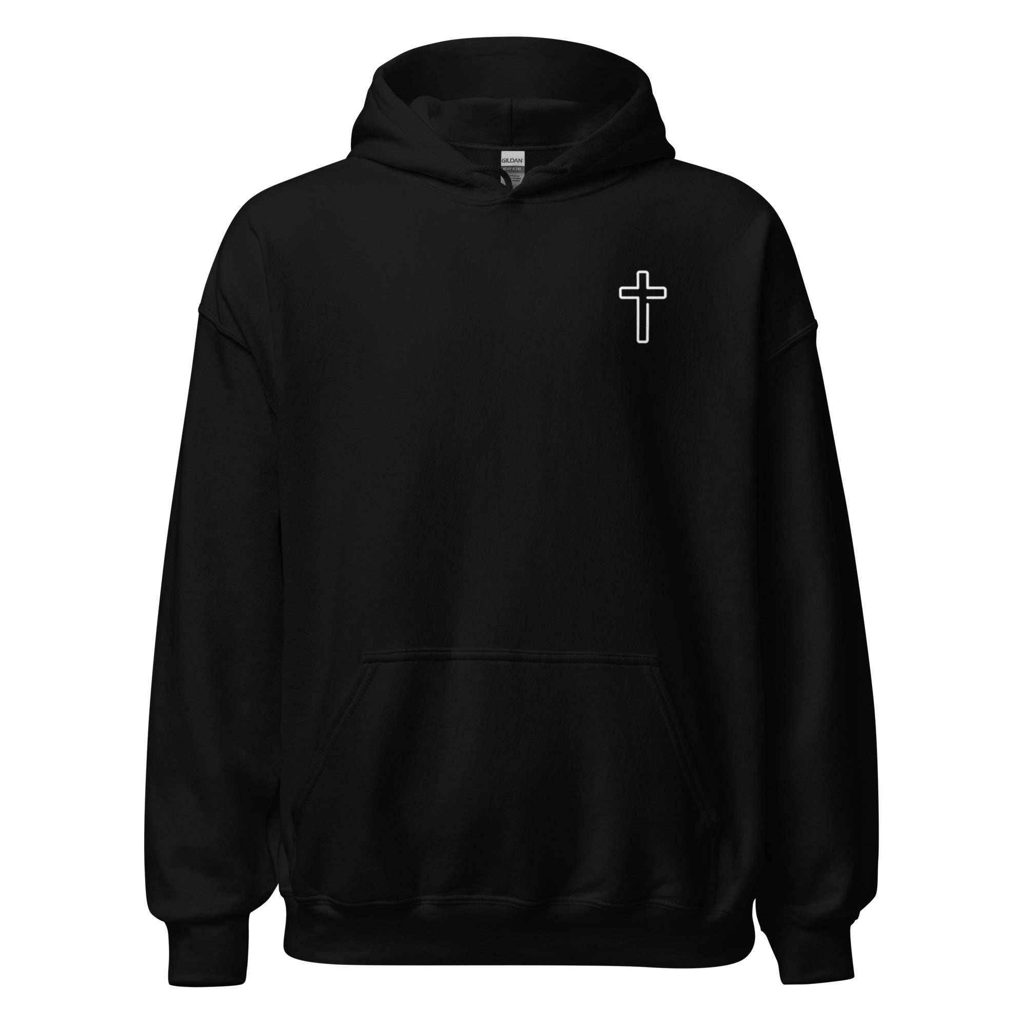 Unisex Hoodie Black/White Faith Over Fear