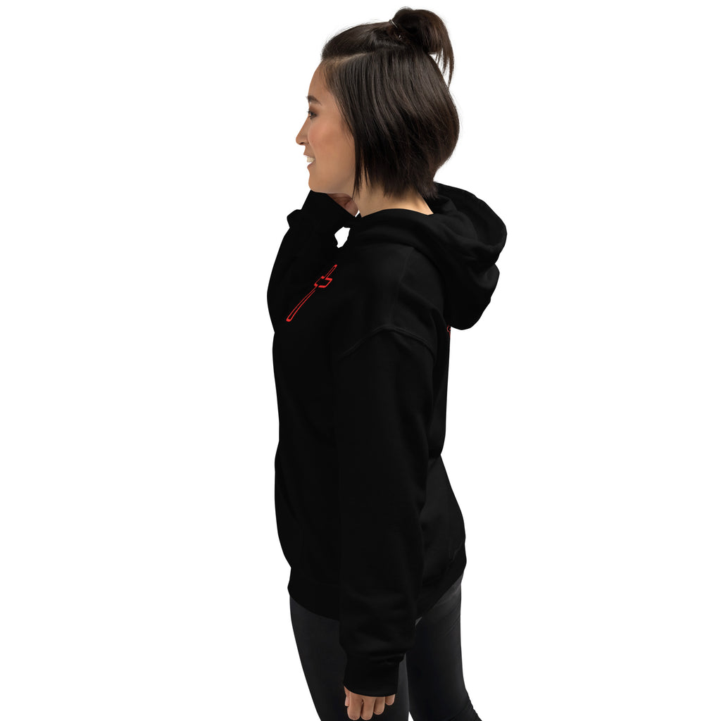 Unisex Hoodie Black/Red Faith Over Fear
