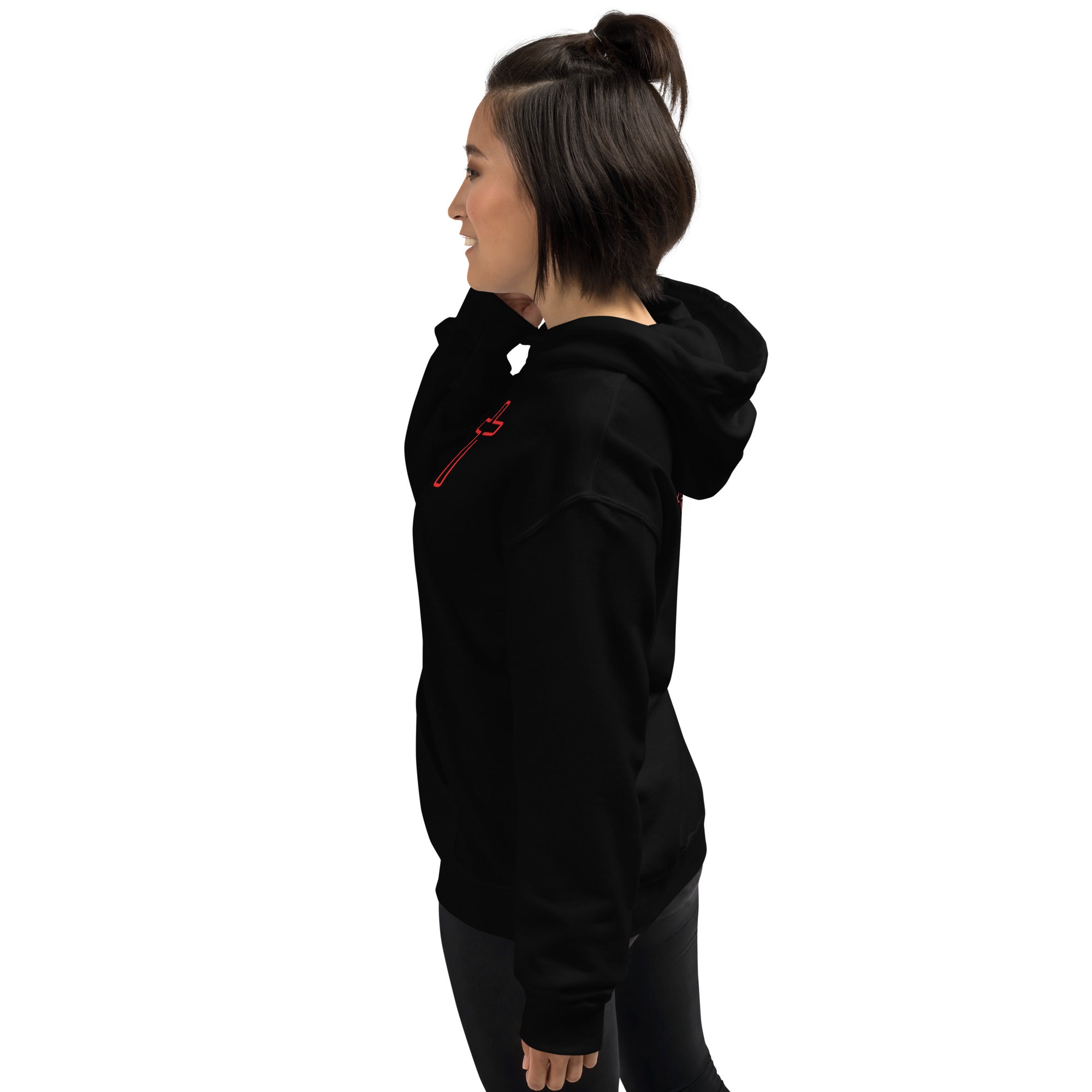 Unisex Hoodie Black/Red Faith Over Fear