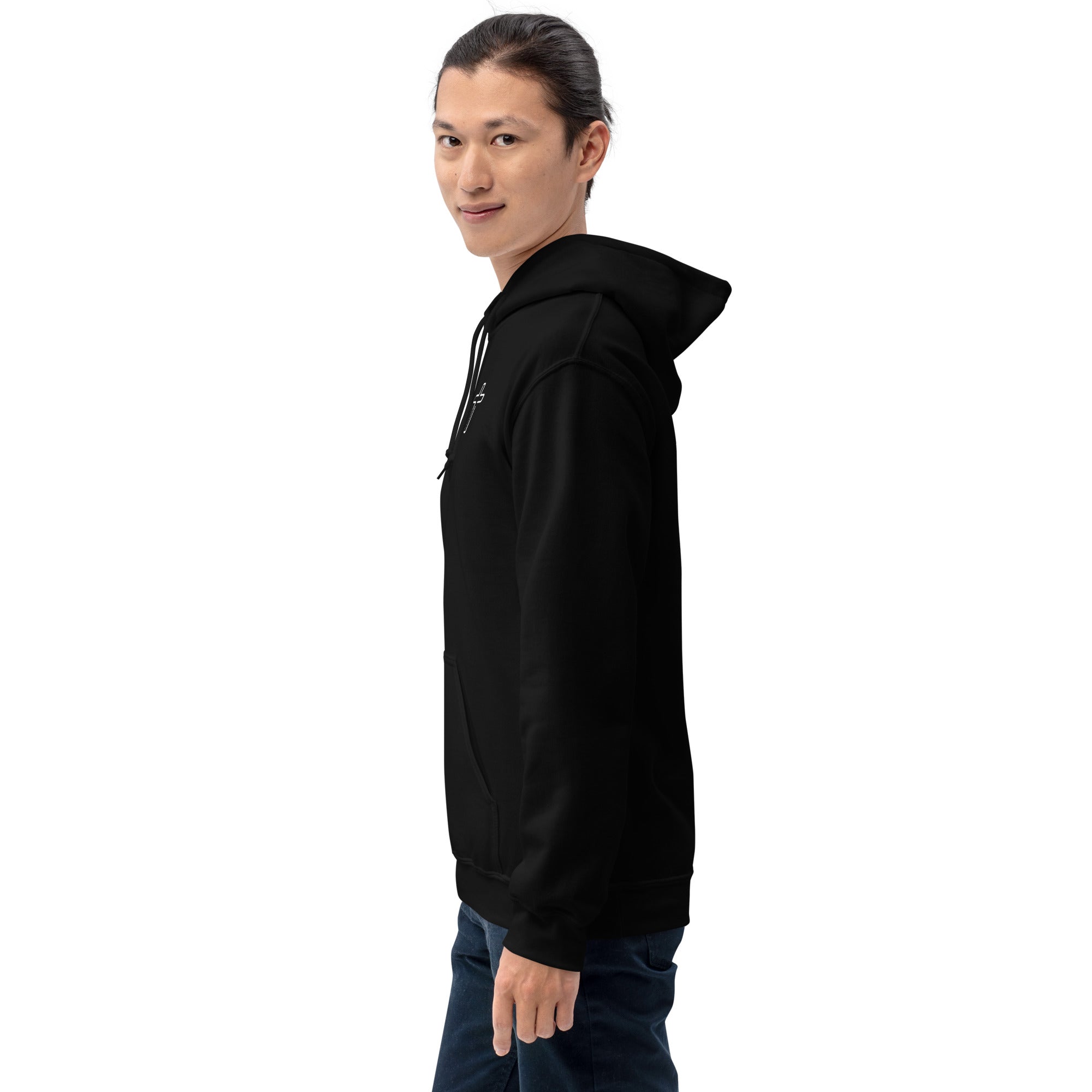 Unisex Hoodie Black/White Faith Over Fear