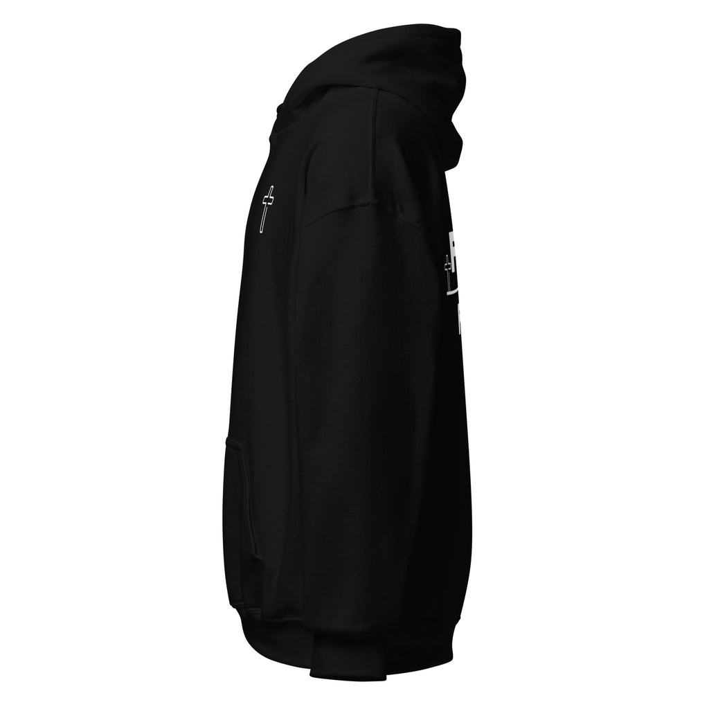 Unisex Hoodie Black/White Faith Over Fear