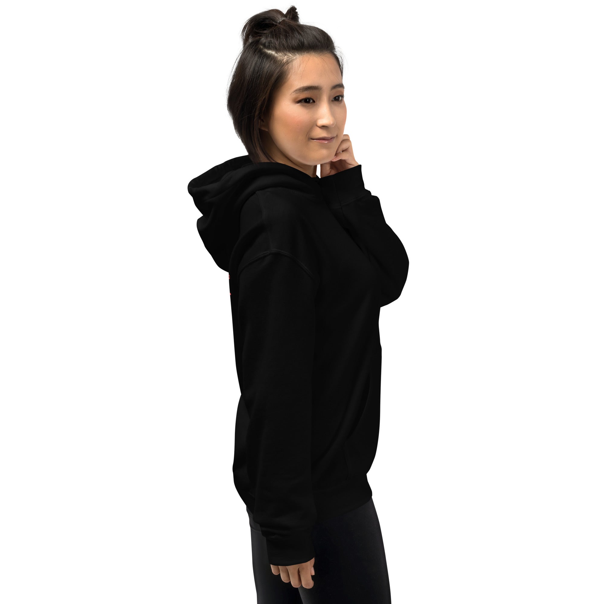 Unisex Hoodie Black/Red Faith Over Fear