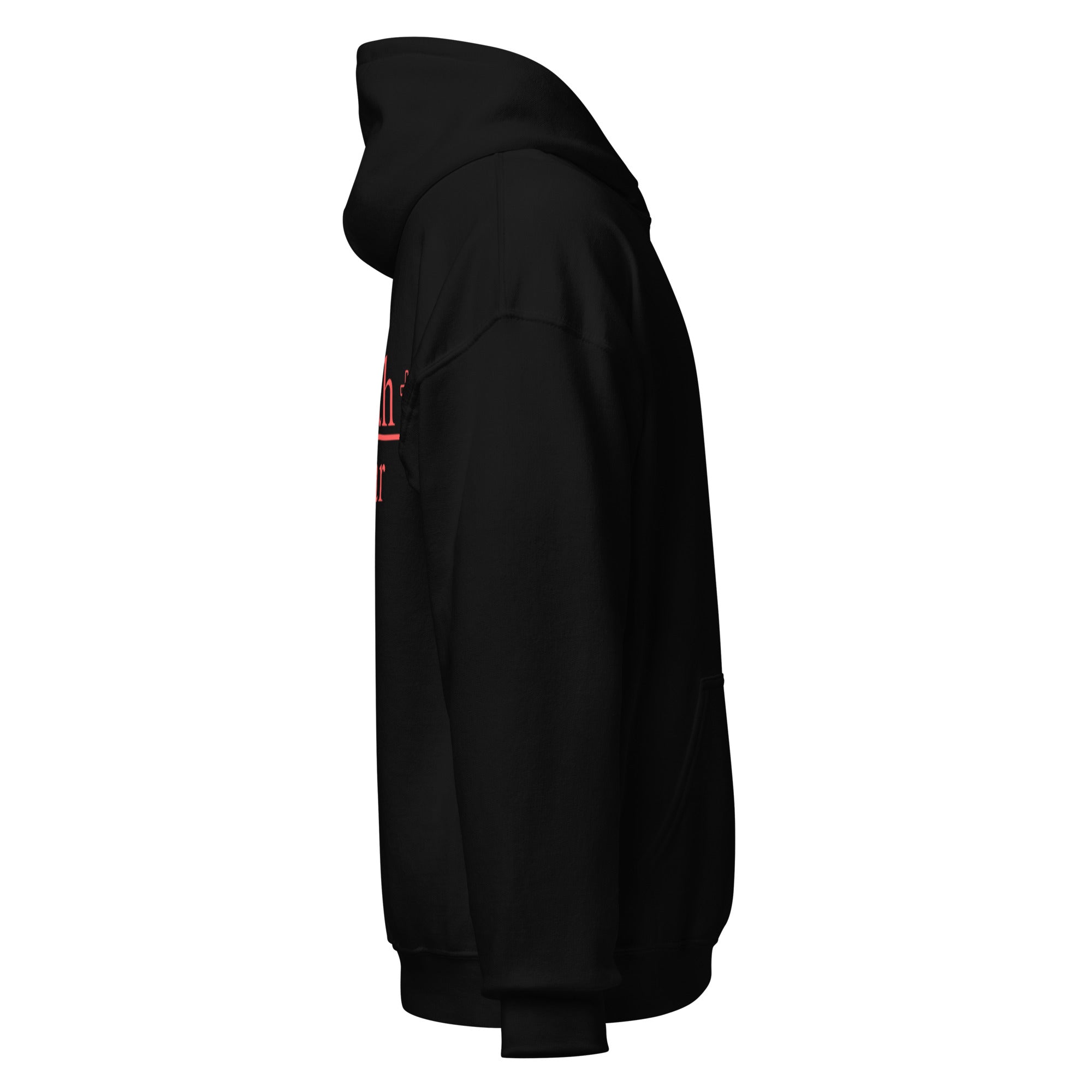 Unisex Hoodie Black/Red Faith Over Fear