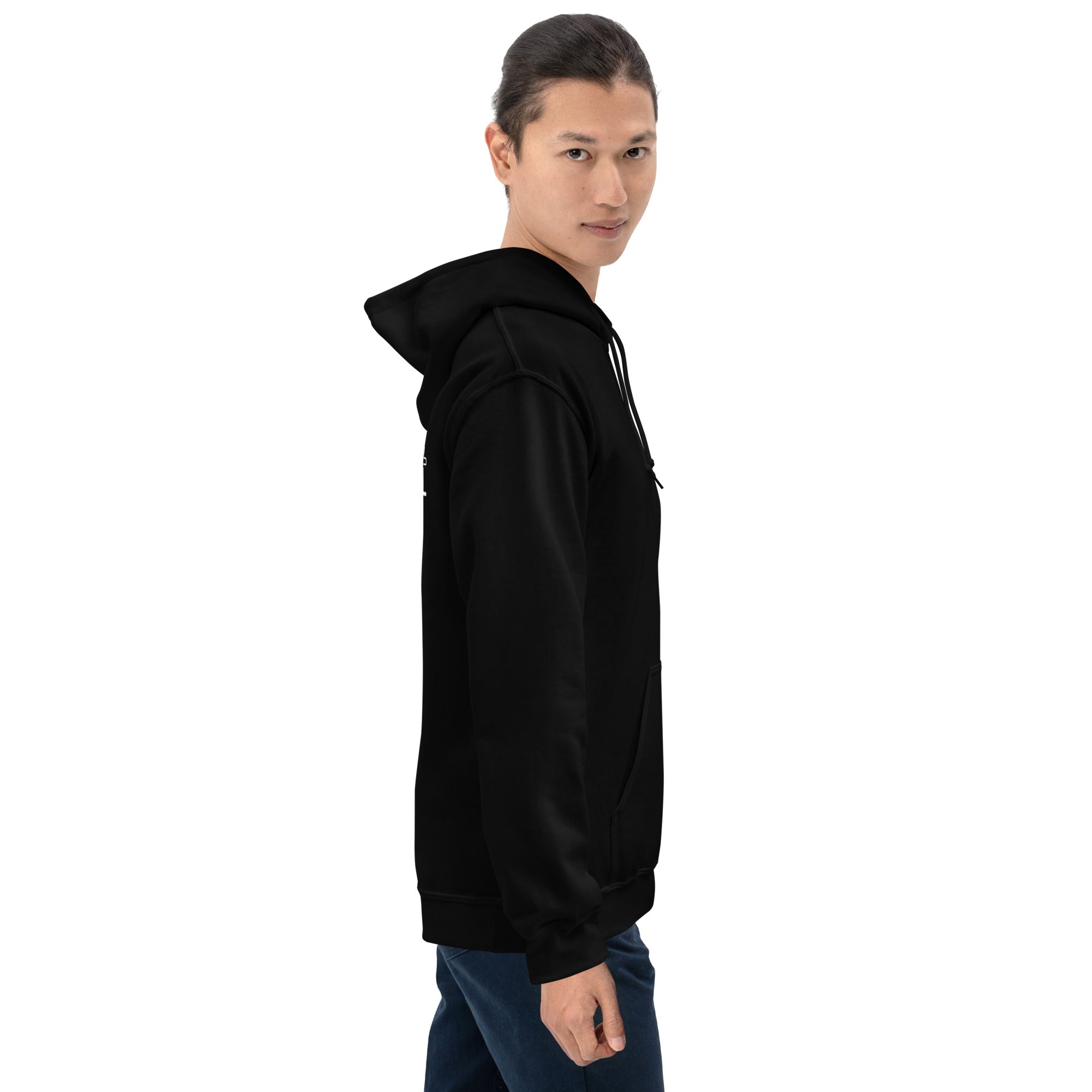 Unisex Hoodie Black/White Faith Over Fear