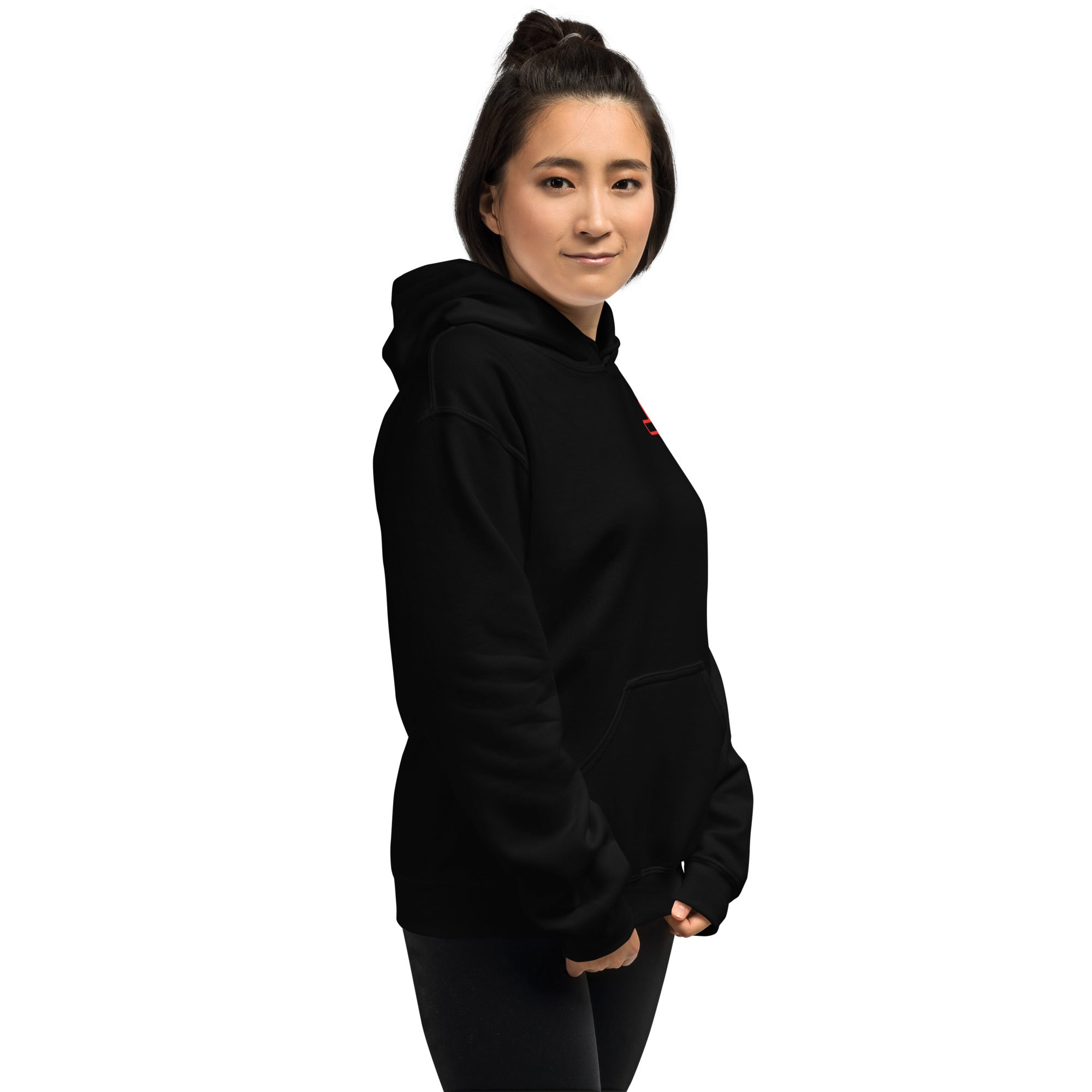 Unisex Hoodie Black/Red Faith Over Fear