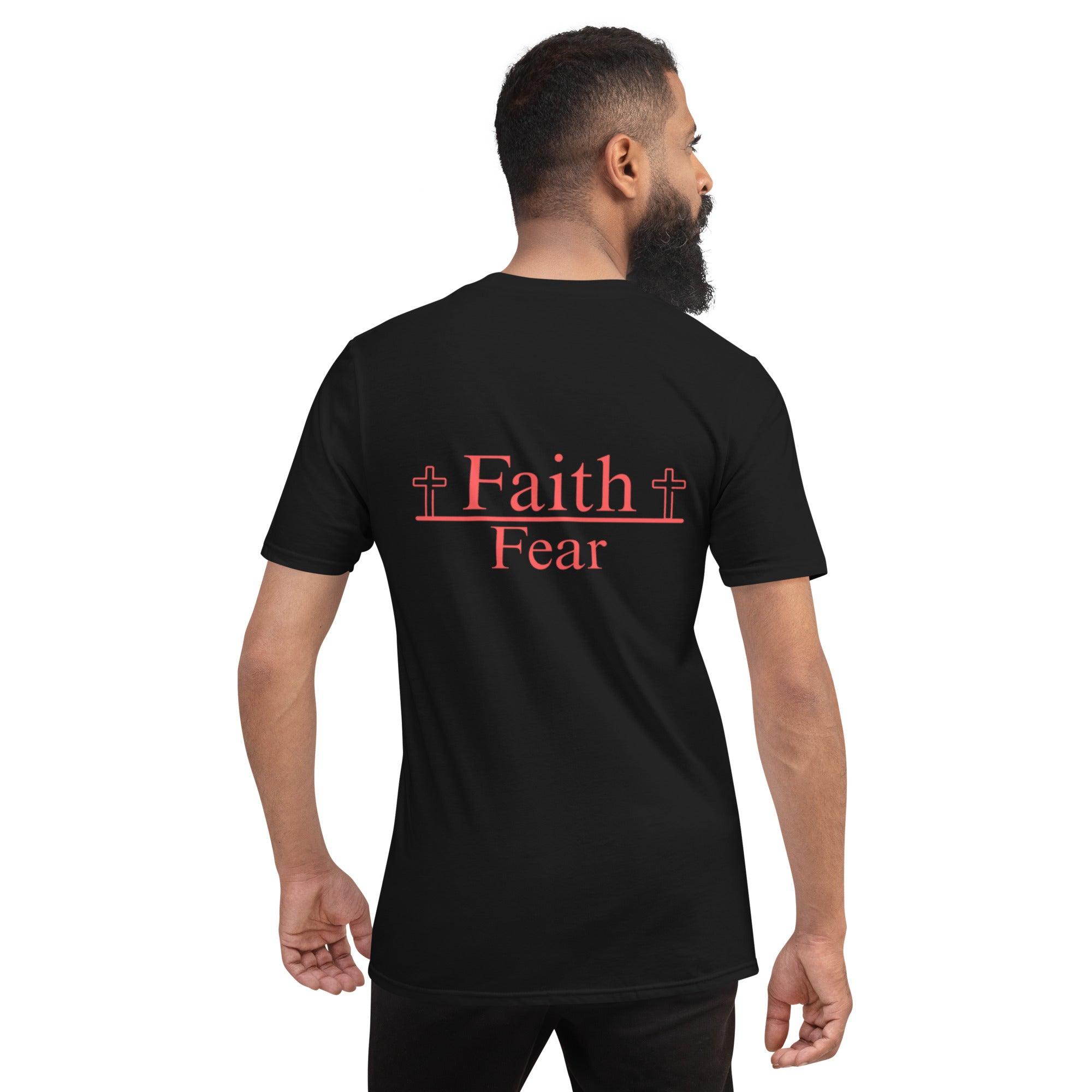 Faith Over Fear T-Shirt Black/Red