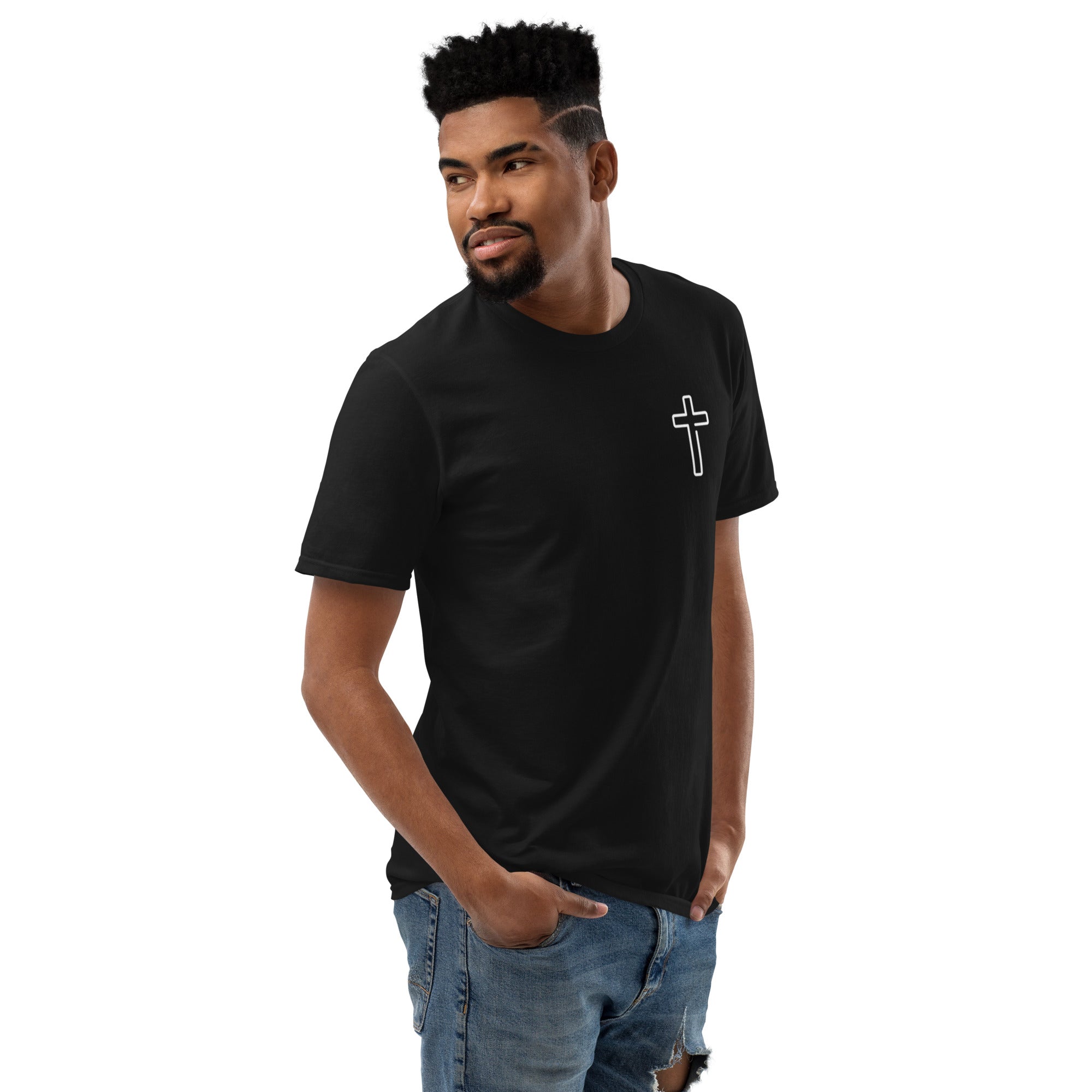 Faith Over Fear T-Shirt Black/White